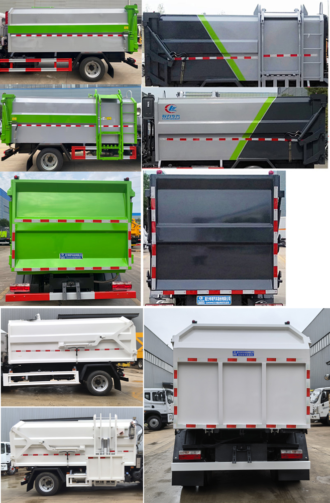 程力威牌CLW5120ZZZ6自裝卸式垃圾車公告圖片