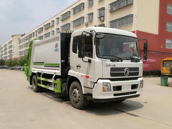 程力威牌CLW5180ZYSD6壓縮式垃圾車公告圖片