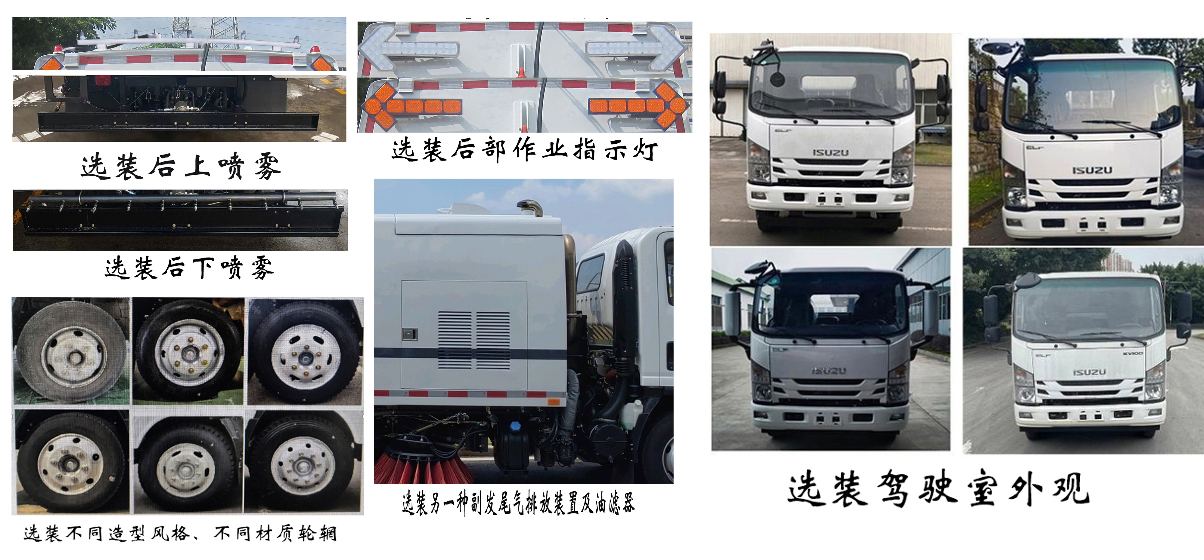 福龍馬牌FLM5110TXSQL6S洗掃車公告圖片