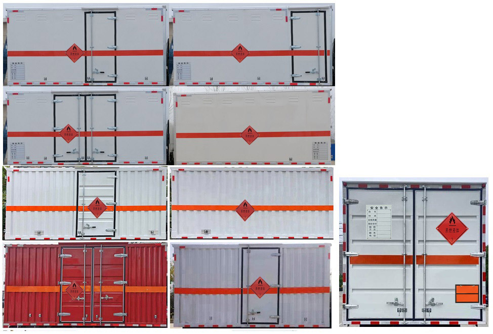 程力威牌CLW5080XRYB6易燃液體廂式運輸車公告圖片
