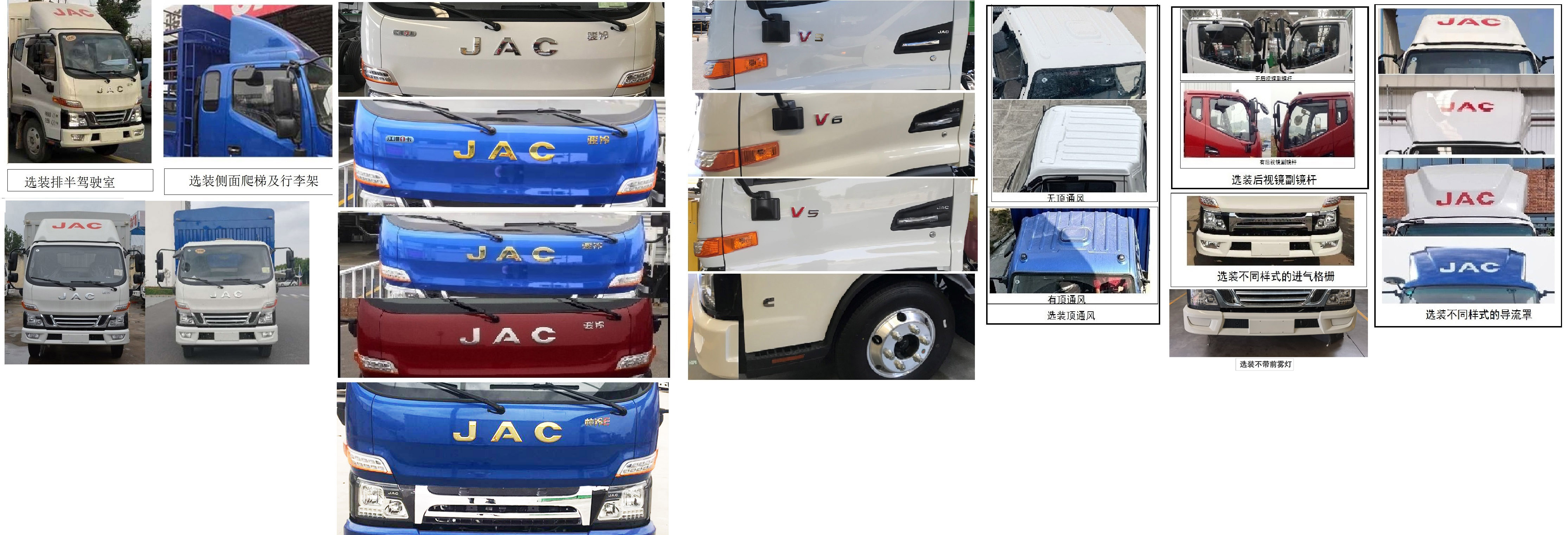 江淮牌HFC5045CCYP32K2C7S倉柵式運輸車公告圖片