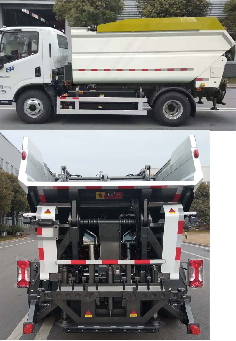 金驫牌YJW5100ZZZBEV純電動自裝卸式垃圾車公告圖片
