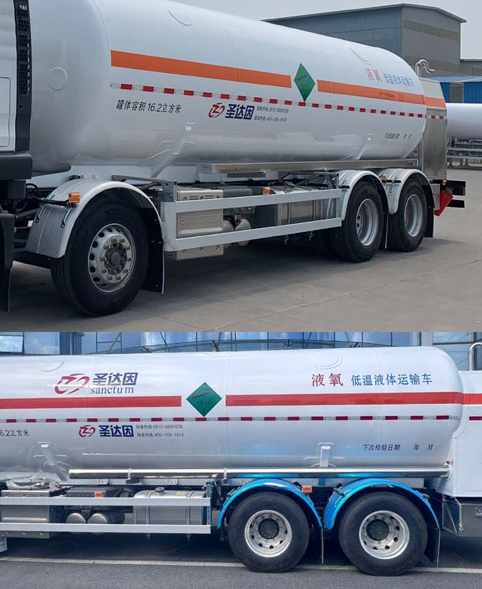 圣達(dá)因牌SDY5321GDYY低溫液體運(yùn)輸車公告圖片