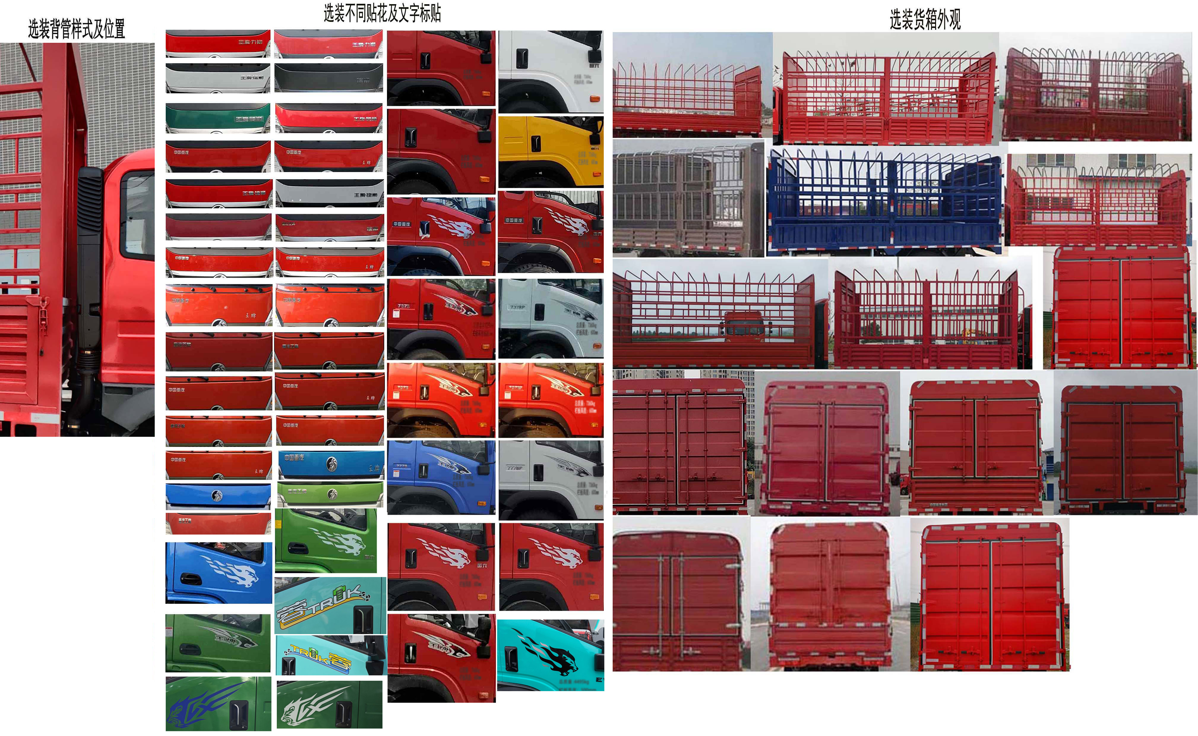 王牌牌CDW5110CCYHA1Q6倉柵式運(yùn)輸車公告圖片