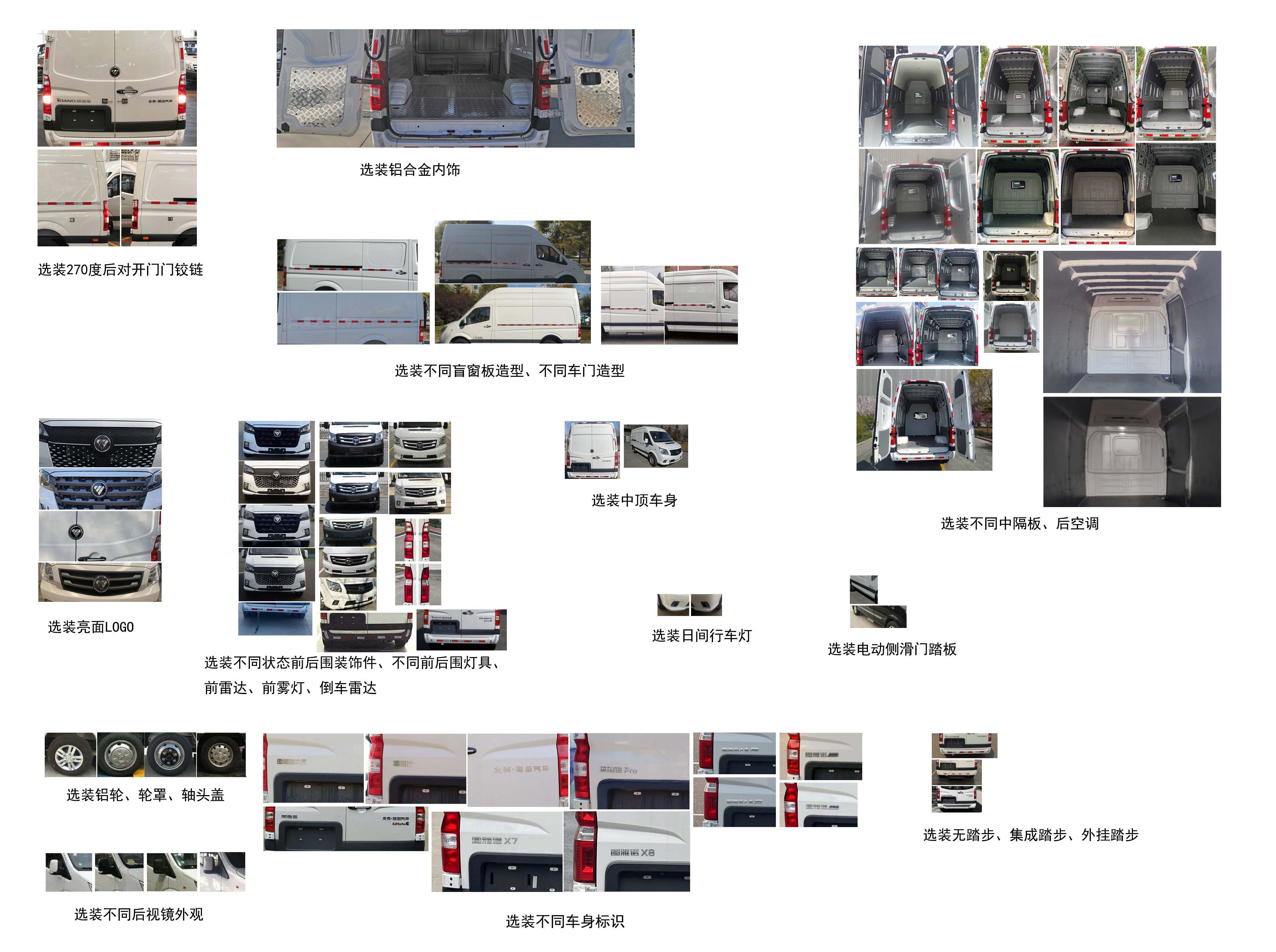 福田牌BJ5048XXY-M7廂式運(yùn)輸車公告圖片