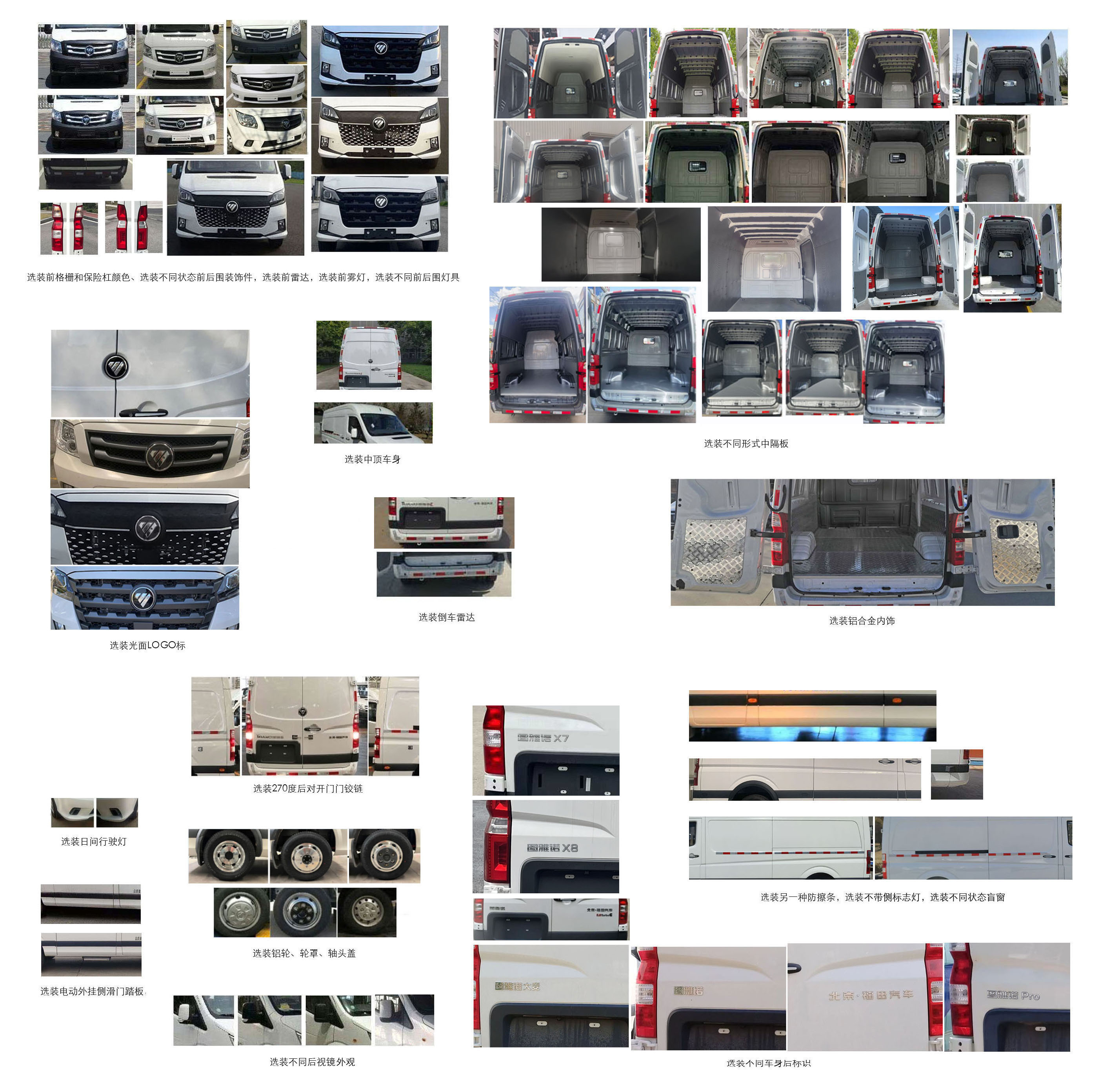 福田牌BJ5048XXY-M5廂式運輸車公告圖片