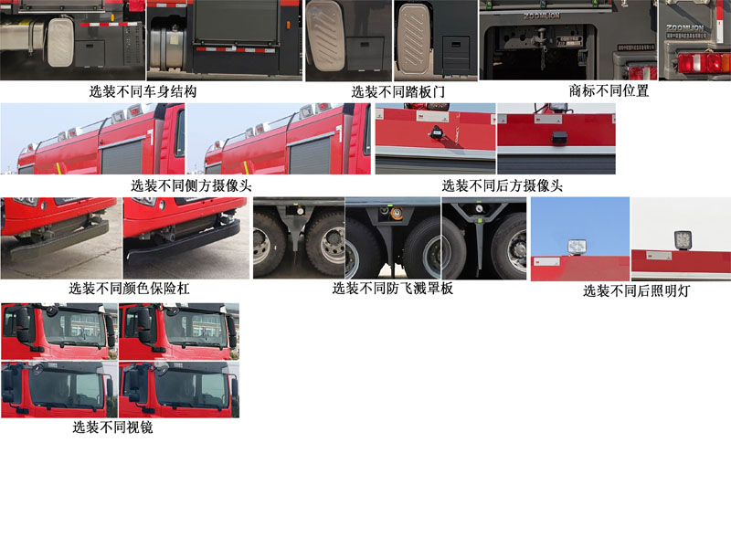 中聯(lián)牌ZLF5281GXFPM120泡沫消防車公告圖片