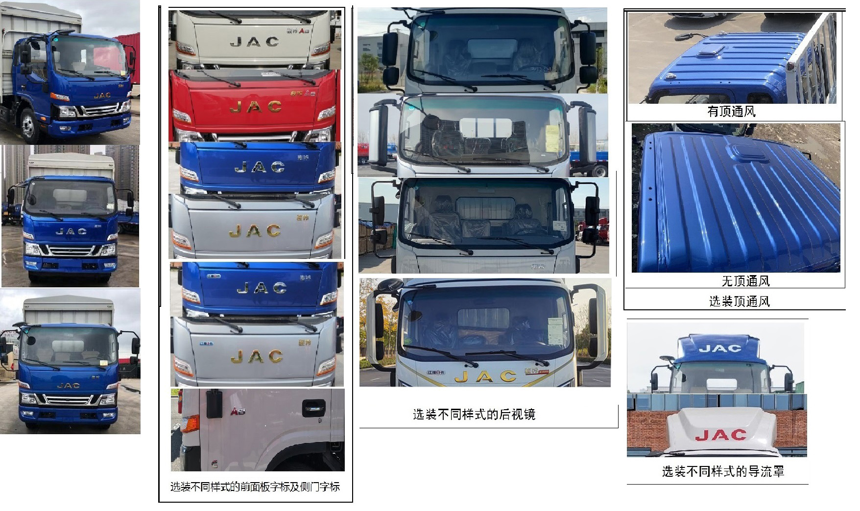 江淮牌HFC5043CCYP51K1C7S倉柵式運輸車公告圖片