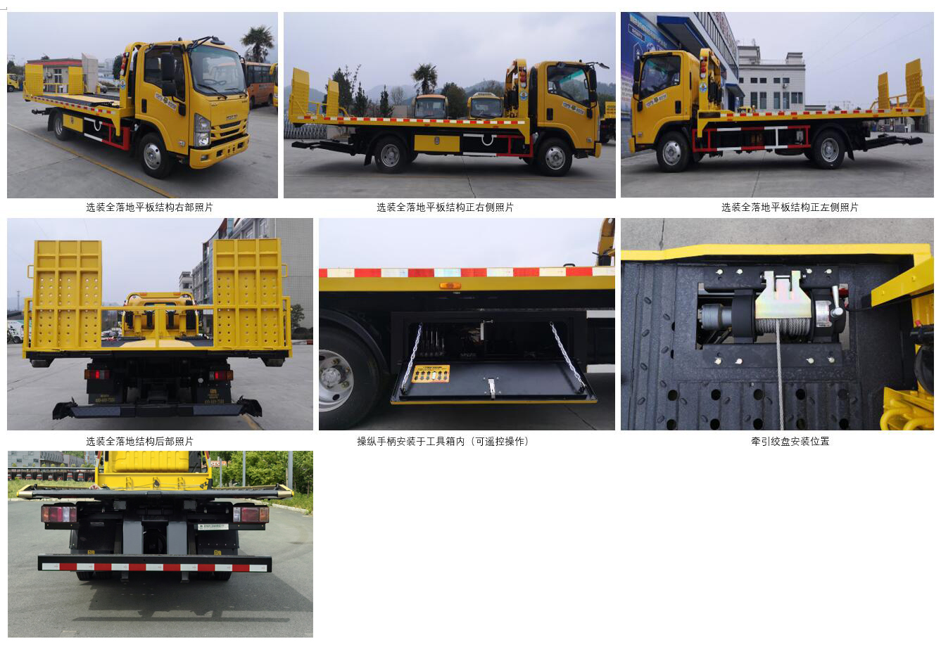 帕菲特牌PFT5072TQZP6A清障車公告圖片