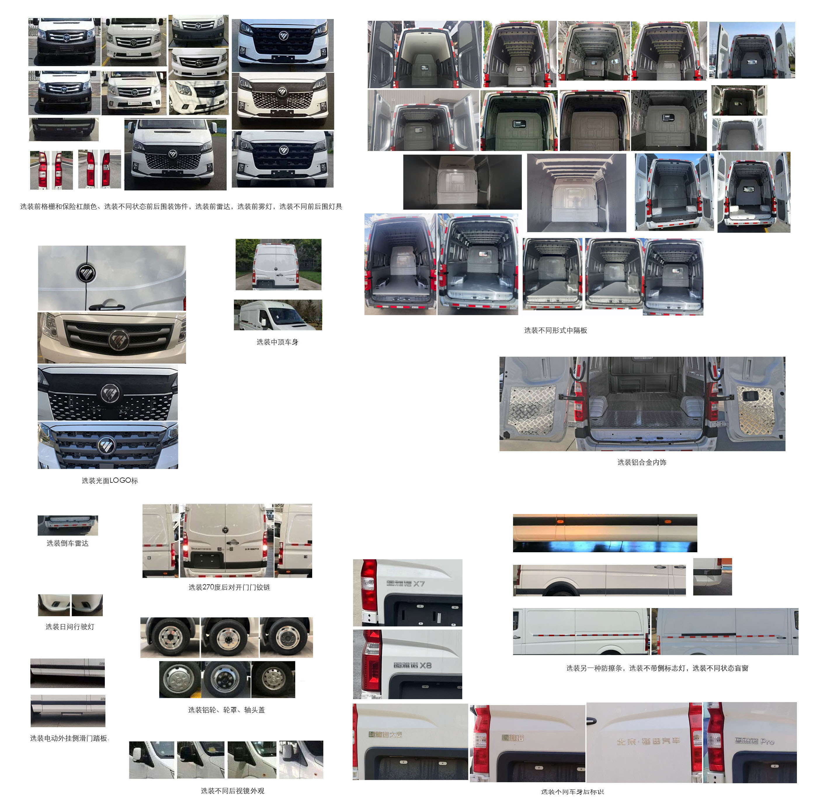 福田牌BJ5048XXY-H5廂式運輸車公告圖片