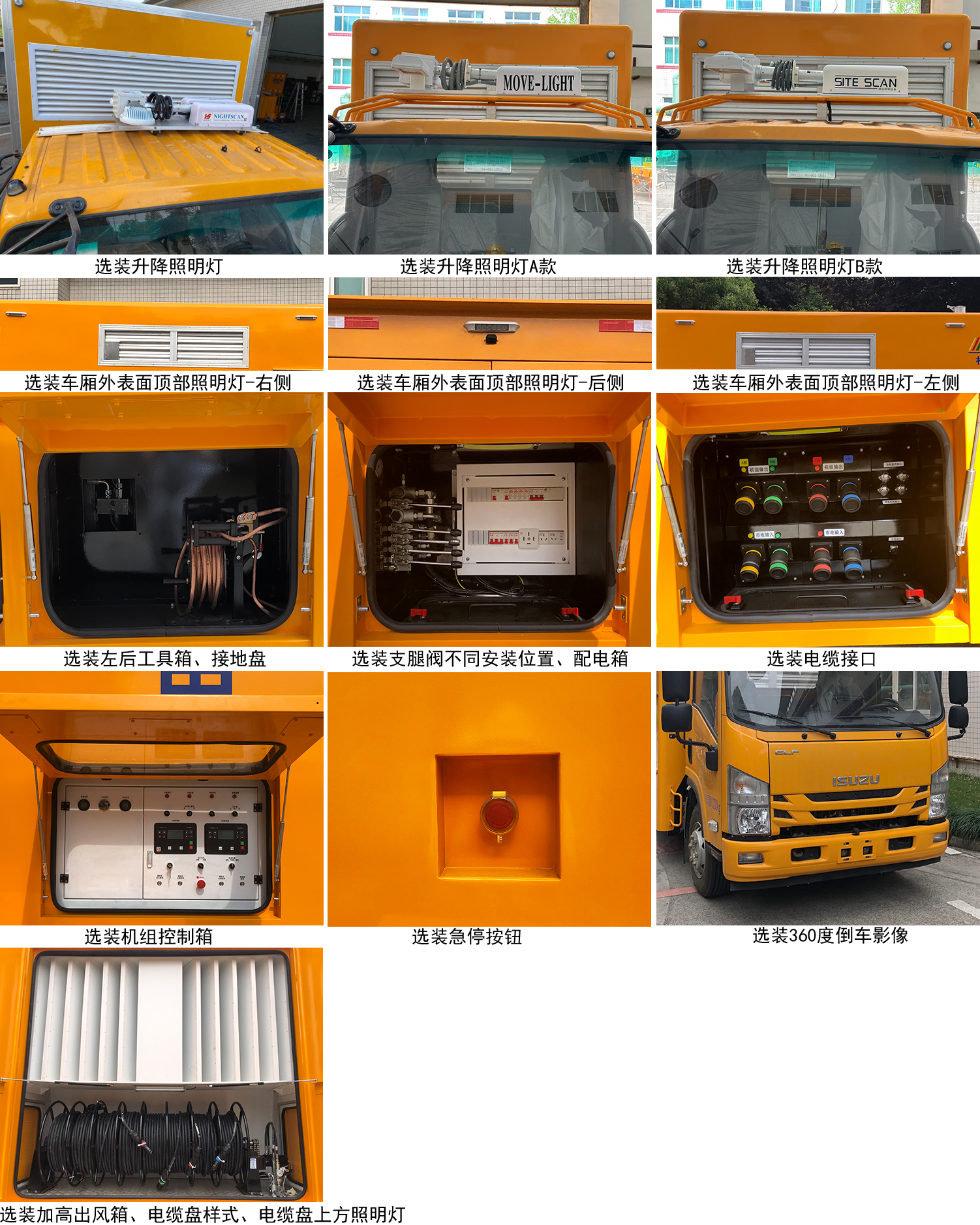 愛知牌HYL5100XDYQ60電源車公告圖片