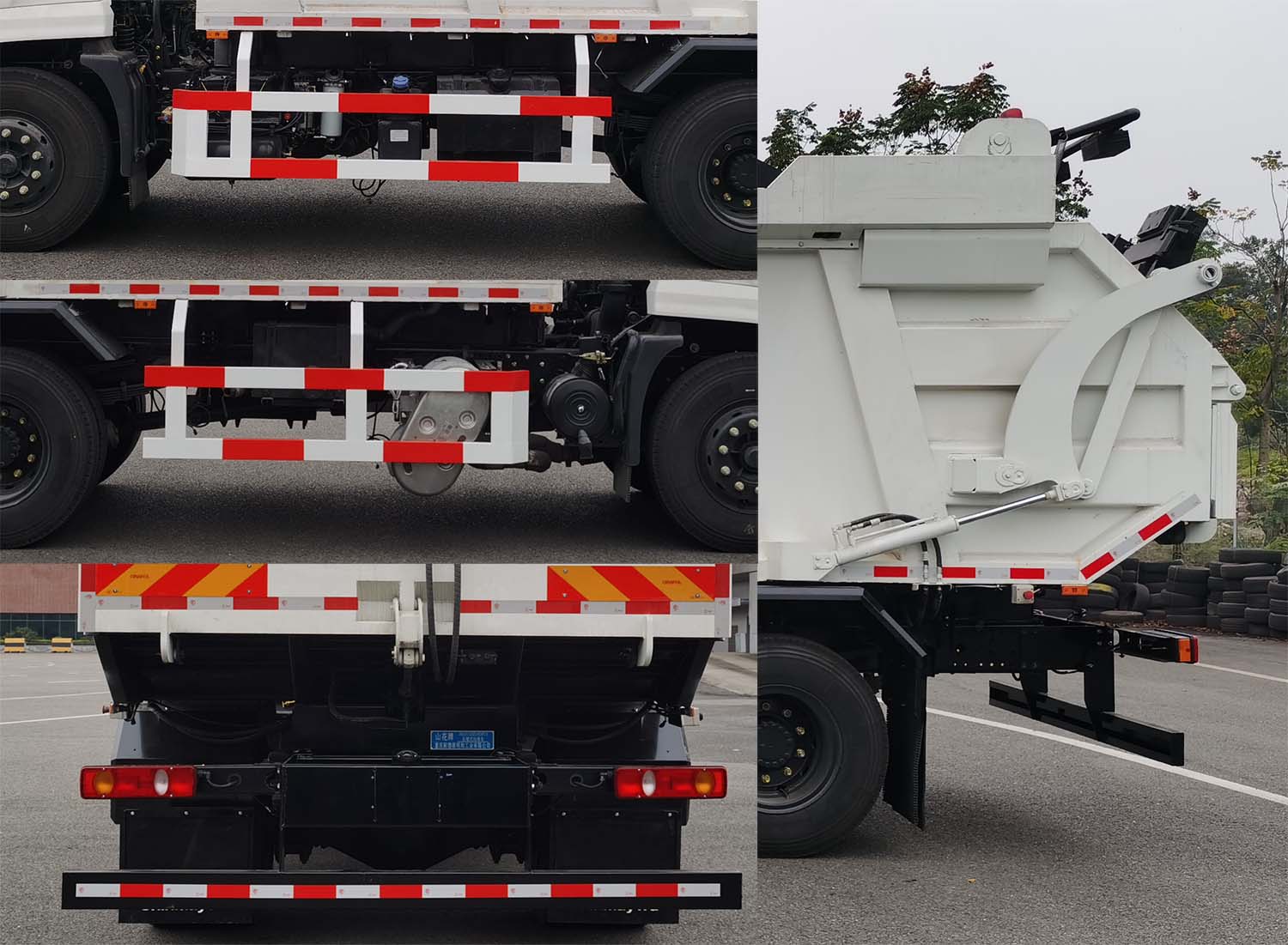 山花牌JHA5123ZYSDFC6壓縮式垃圾車公告圖片