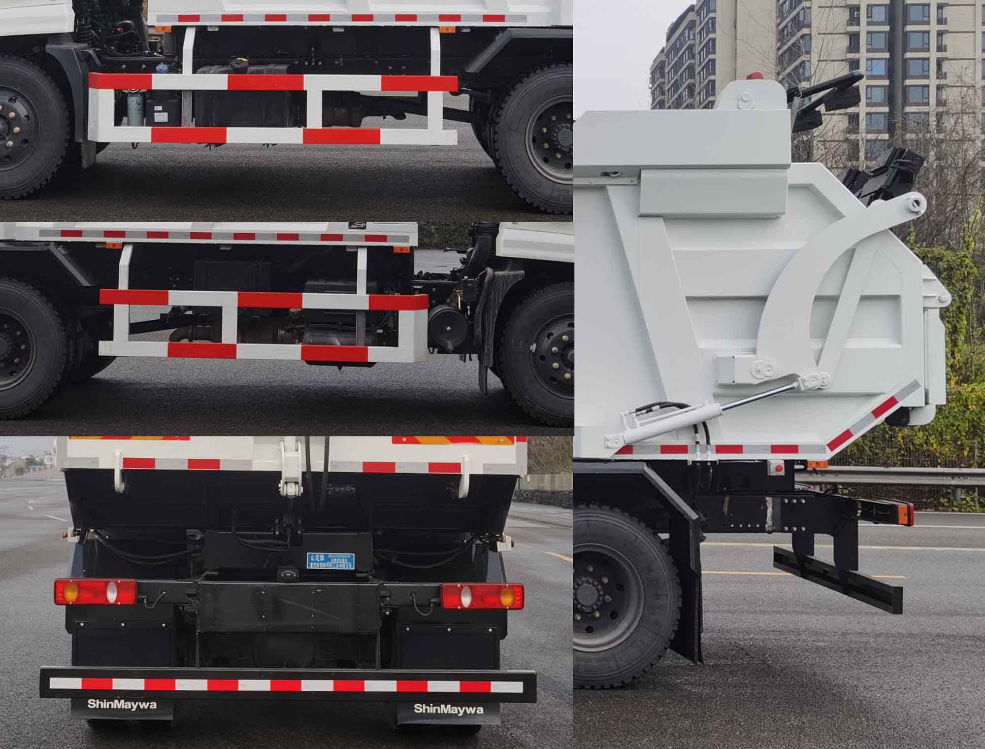 山花牌JHA5123ZYSDFD6壓縮式垃圾車(chē)公告圖片