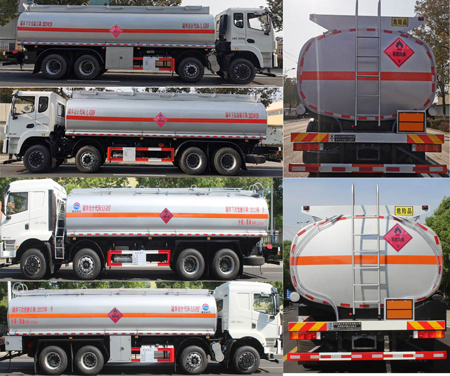 潤知星牌SCS5320GRYEQ6易燃液體罐式運(yùn)輸車公告圖片
