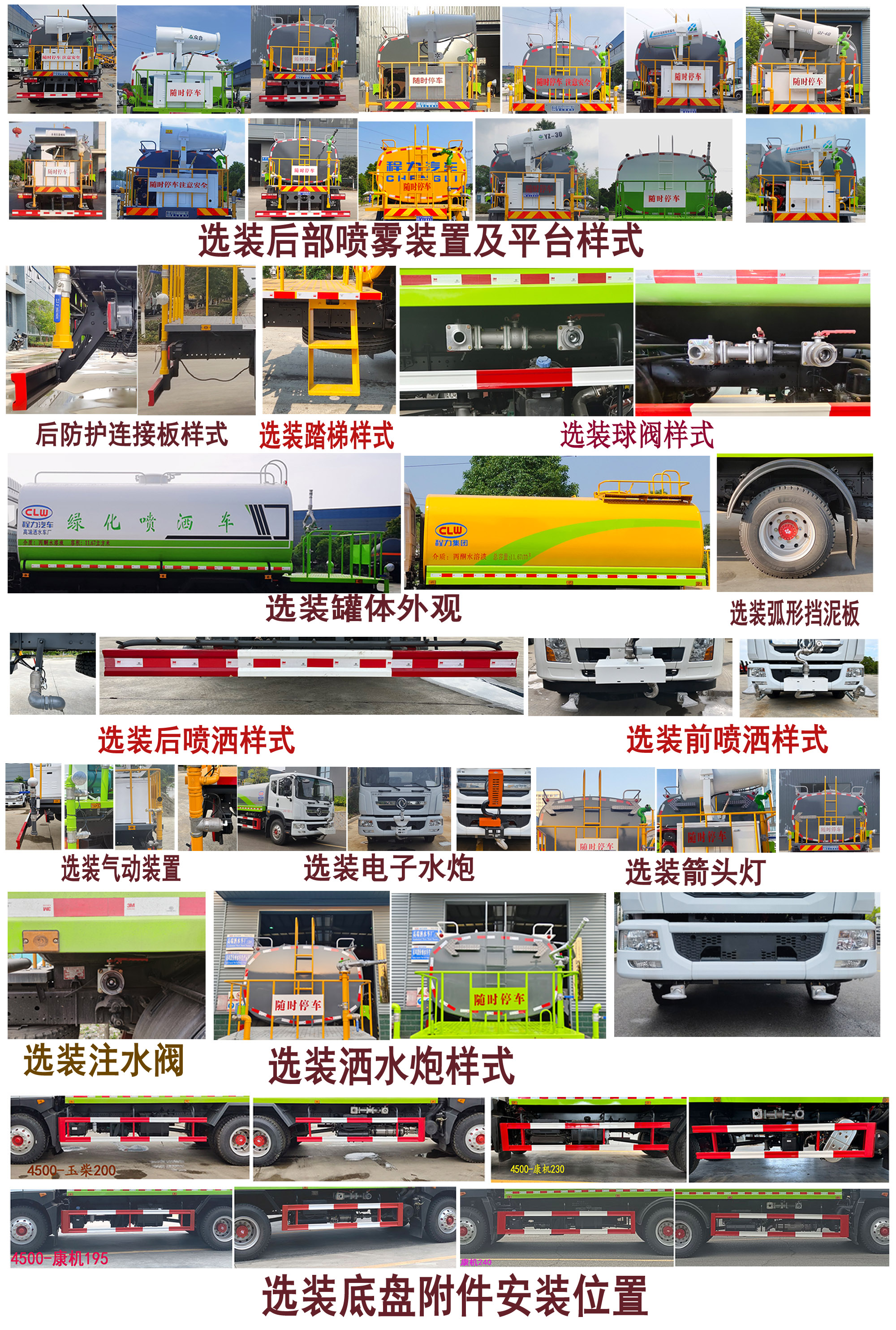 程力牌CL5181GPSD6綠化噴灑車公告圖片