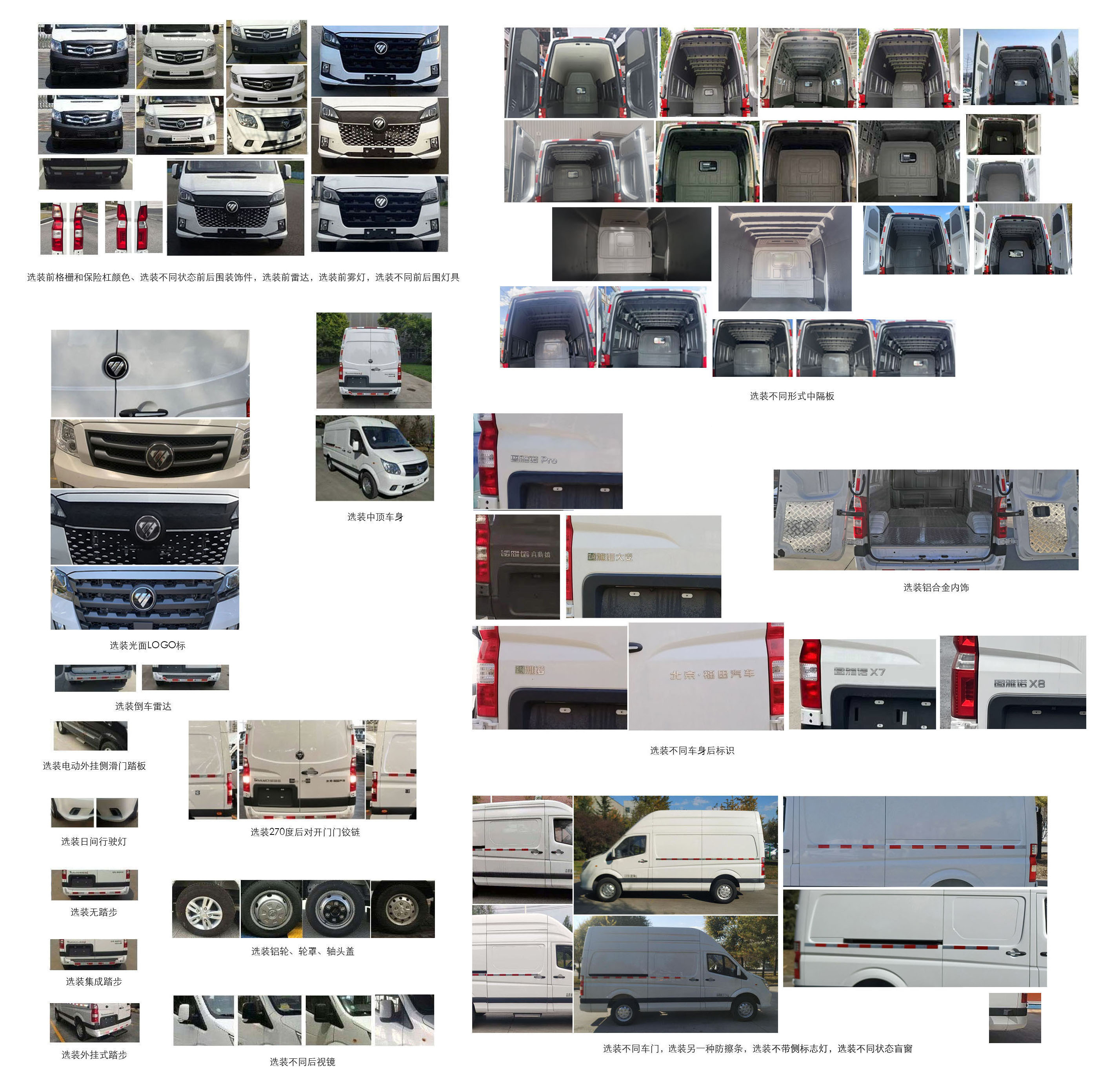 福田牌BJ5048XXY-C5廂式運(yùn)輸車公告圖片