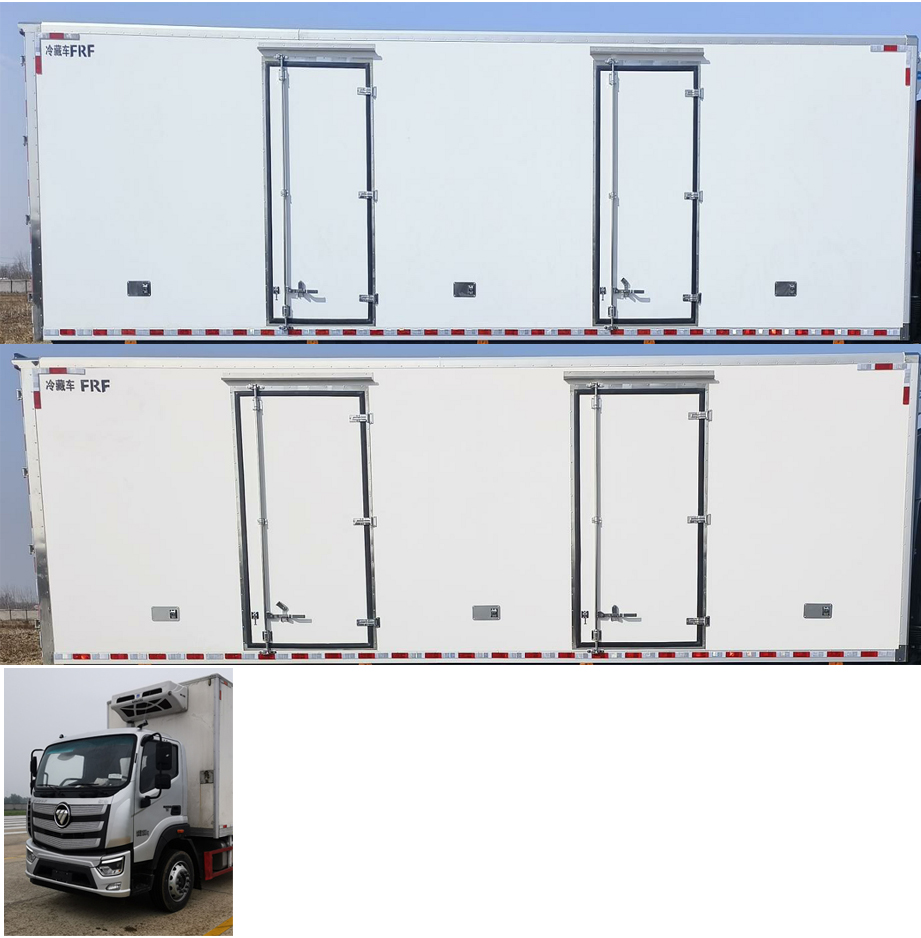 福田牌BJ5186XLC-4K冷藏車公告圖片