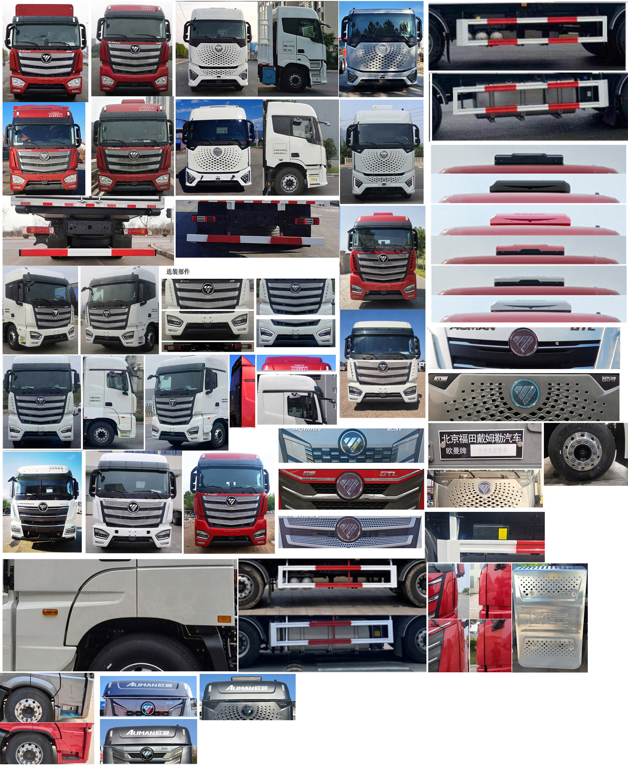 歐曼牌BJ5329CCYY6GRL-01倉柵式運輸車公告圖片