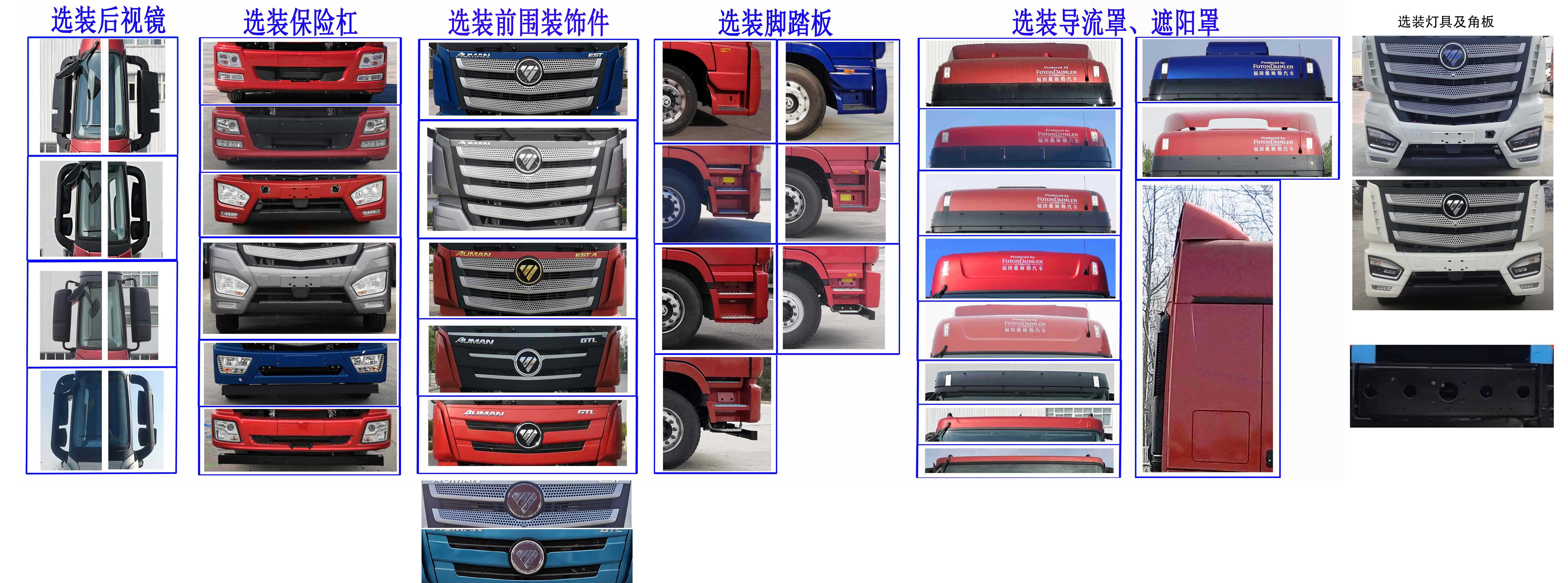 歐曼牌BJ5319TPBY6GRL-01平板運(yùn)輸車(chē)公告圖片