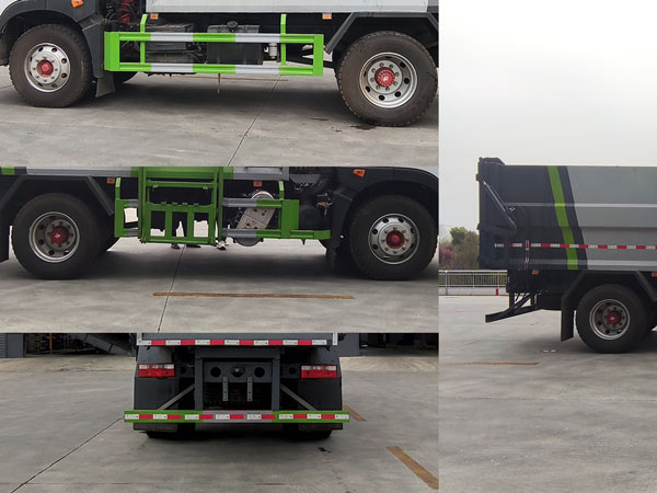 程力威牌CLW5160ZZZ6自裝卸式垃圾車公告圖片