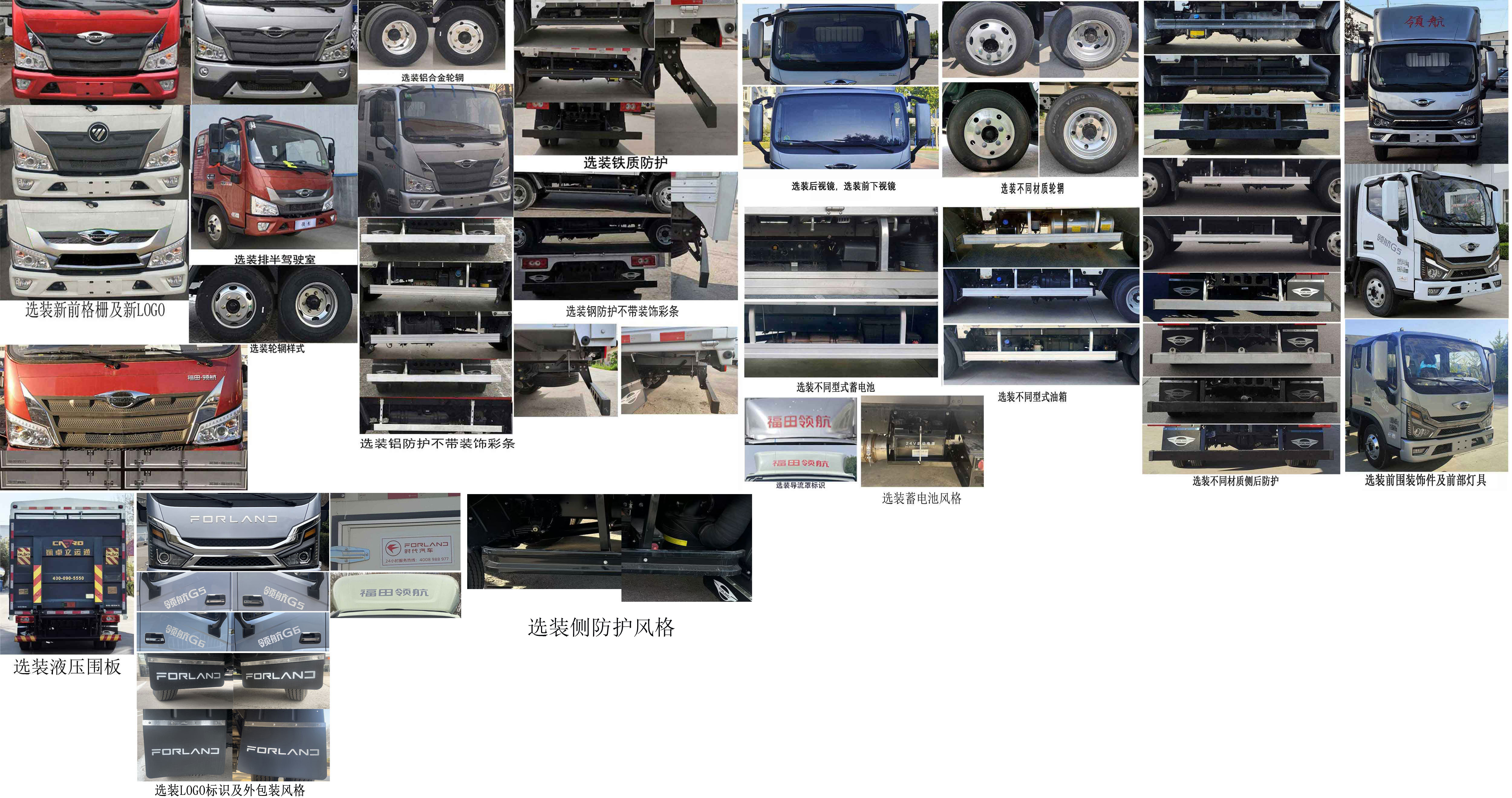 福田牌BJ5044CCY9JBA-09倉柵式運輸車公告圖片