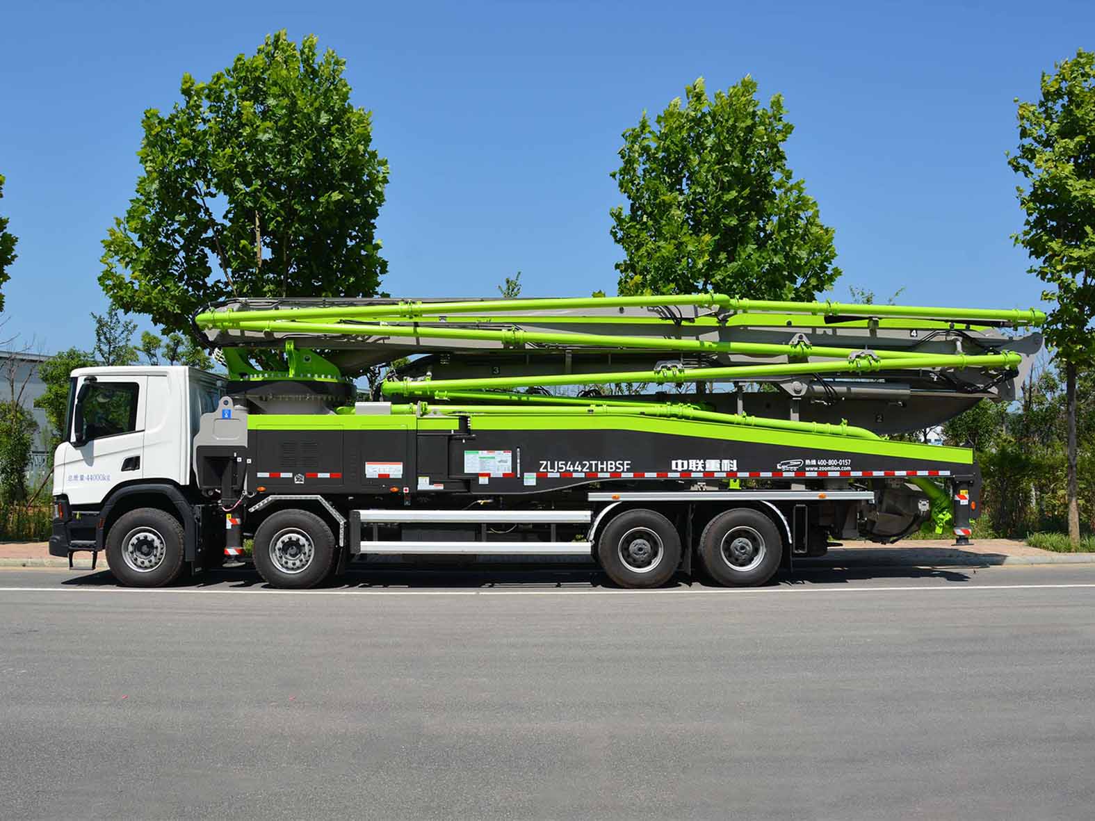 中聯(lián)牌ZLJ5442THBSF混凝土泵車公告圖片