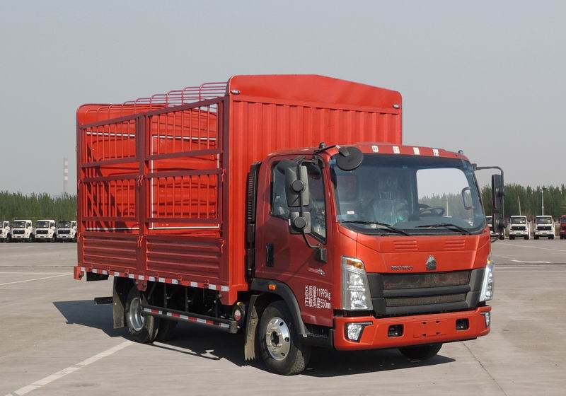 豪沃牌ZZ5127CCYF3815F1倉柵式運輸車公告圖片