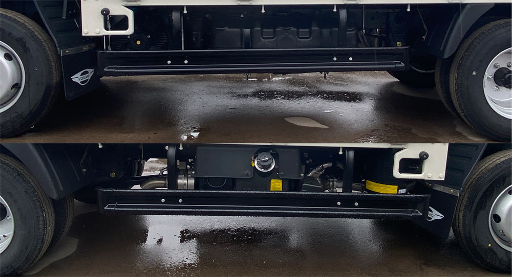 福田牌BJ5045CCY9JB3-55倉柵式運輸車公告圖片