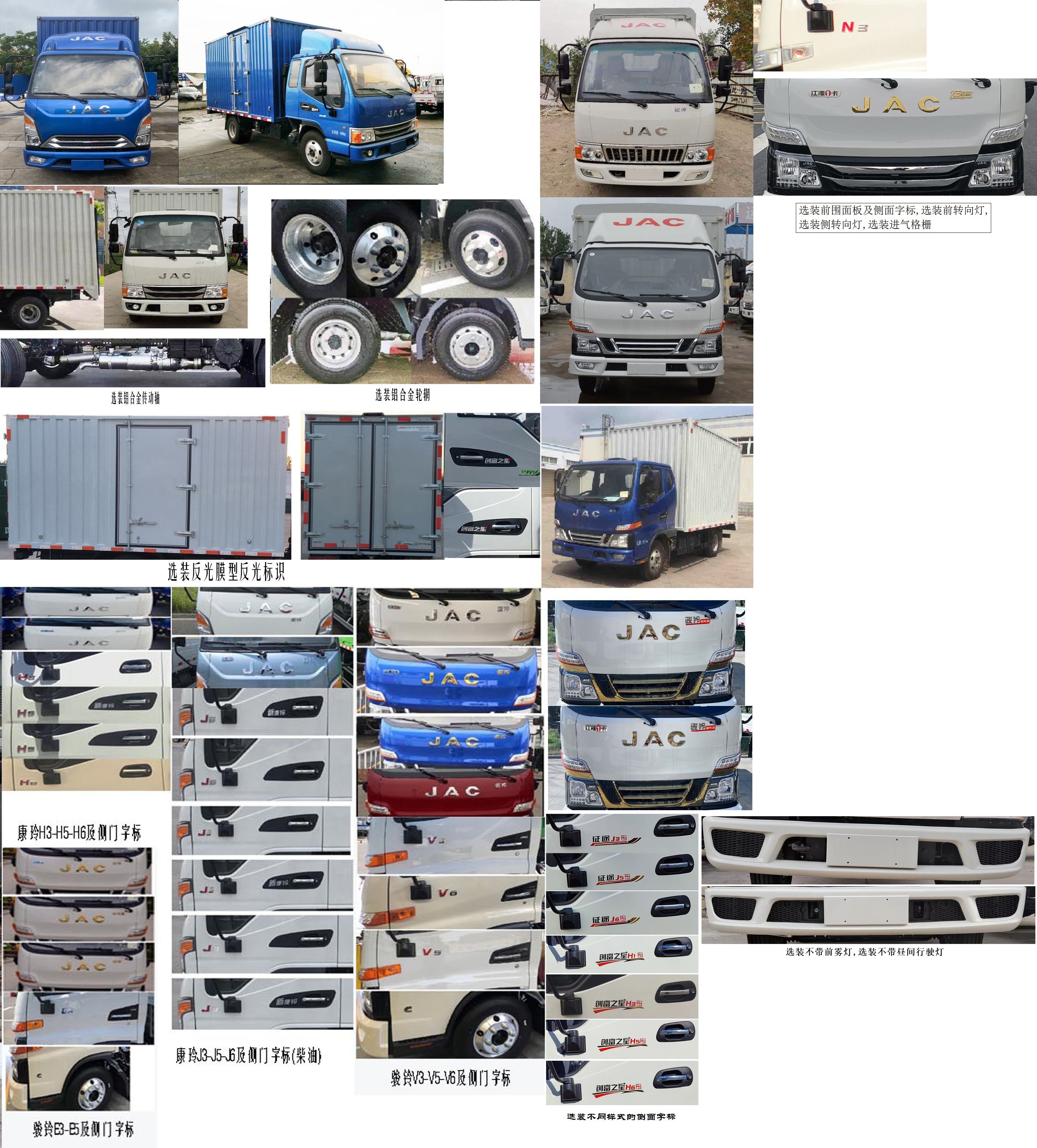 江淮牌HFC5031XXYP23E1B4S廂式運輸車公告圖片