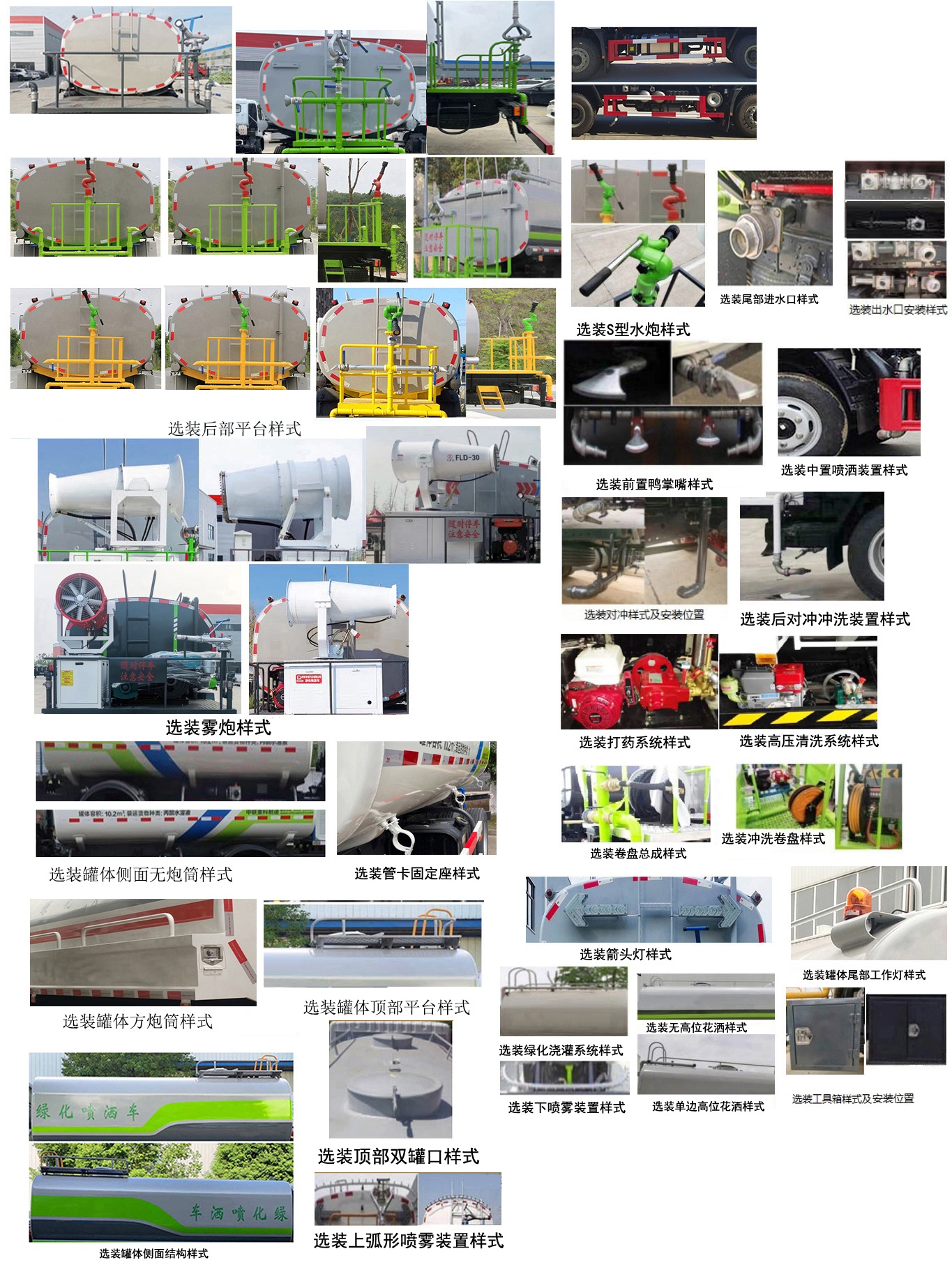 中汽力威牌HLW5250GPS6S綠化噴灑車公告圖片