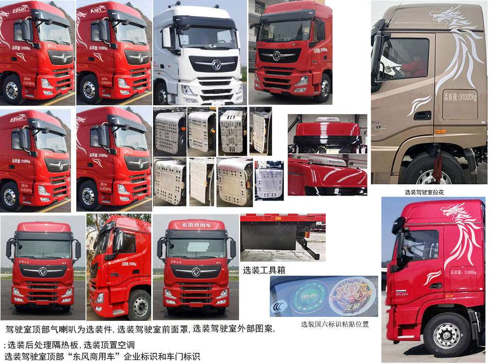 東風牌DFH5310CCQCX畜禽運輸車公告圖片