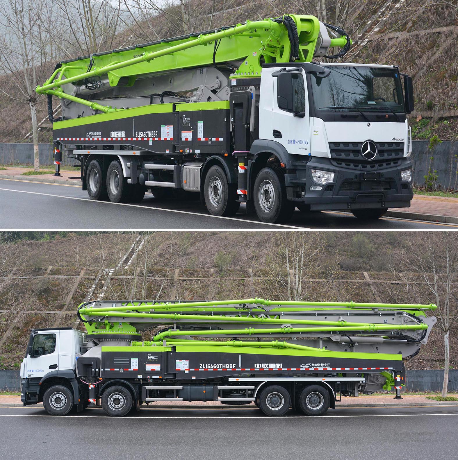 中聯(lián)牌ZLJ5460THBBF混凝土泵車(chē)公告圖片