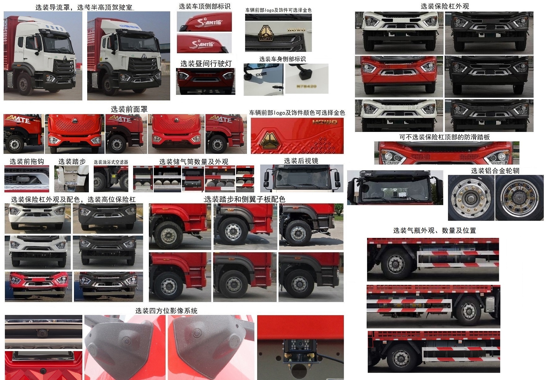 豪沃牌ZZ5257CCQN56CJF1L畜禽運(yùn)輸車(chē)公告圖片