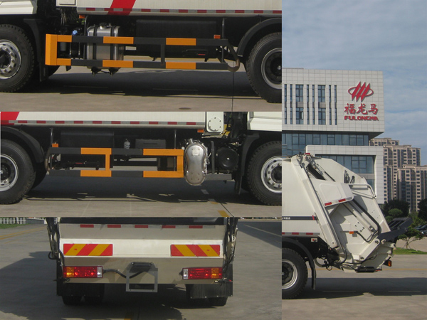 福龍馬牌FLM5180ZYSSZ6K壓縮式垃圾車公告圖片