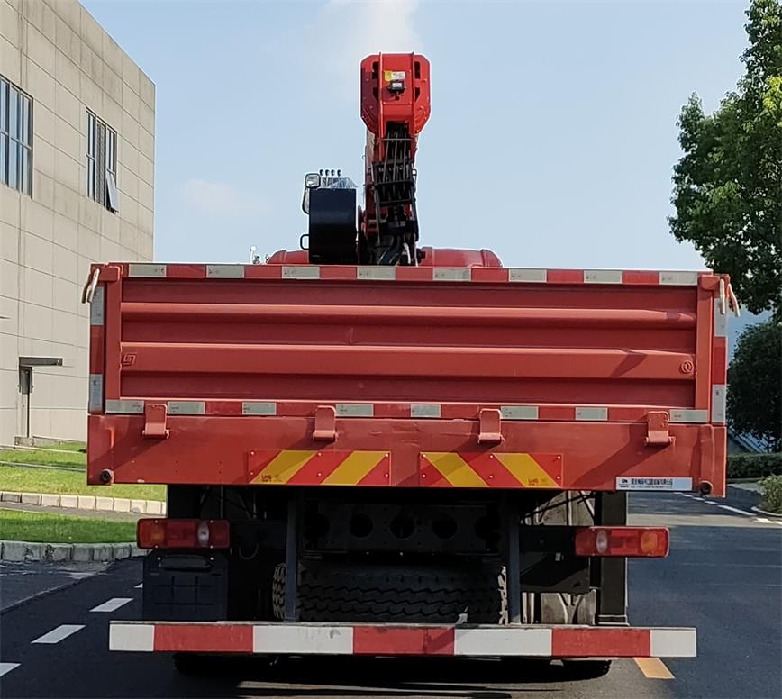 帕菲特牌PFT5258JSQD6A隨車起重運輸車公告圖片