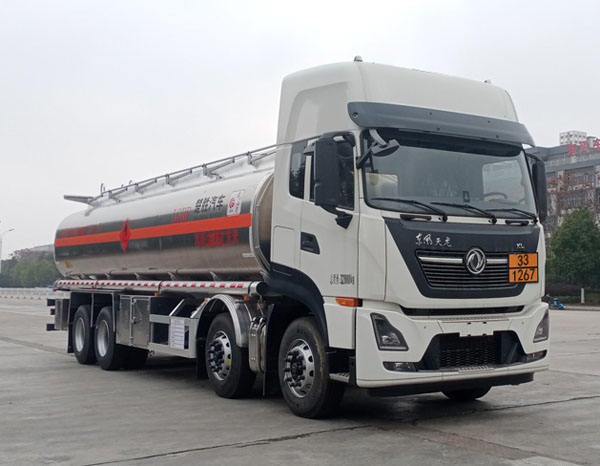 楚勝牌CSC5320GRYLD6鋁合金易燃液體罐式運(yùn)輸車公告圖片