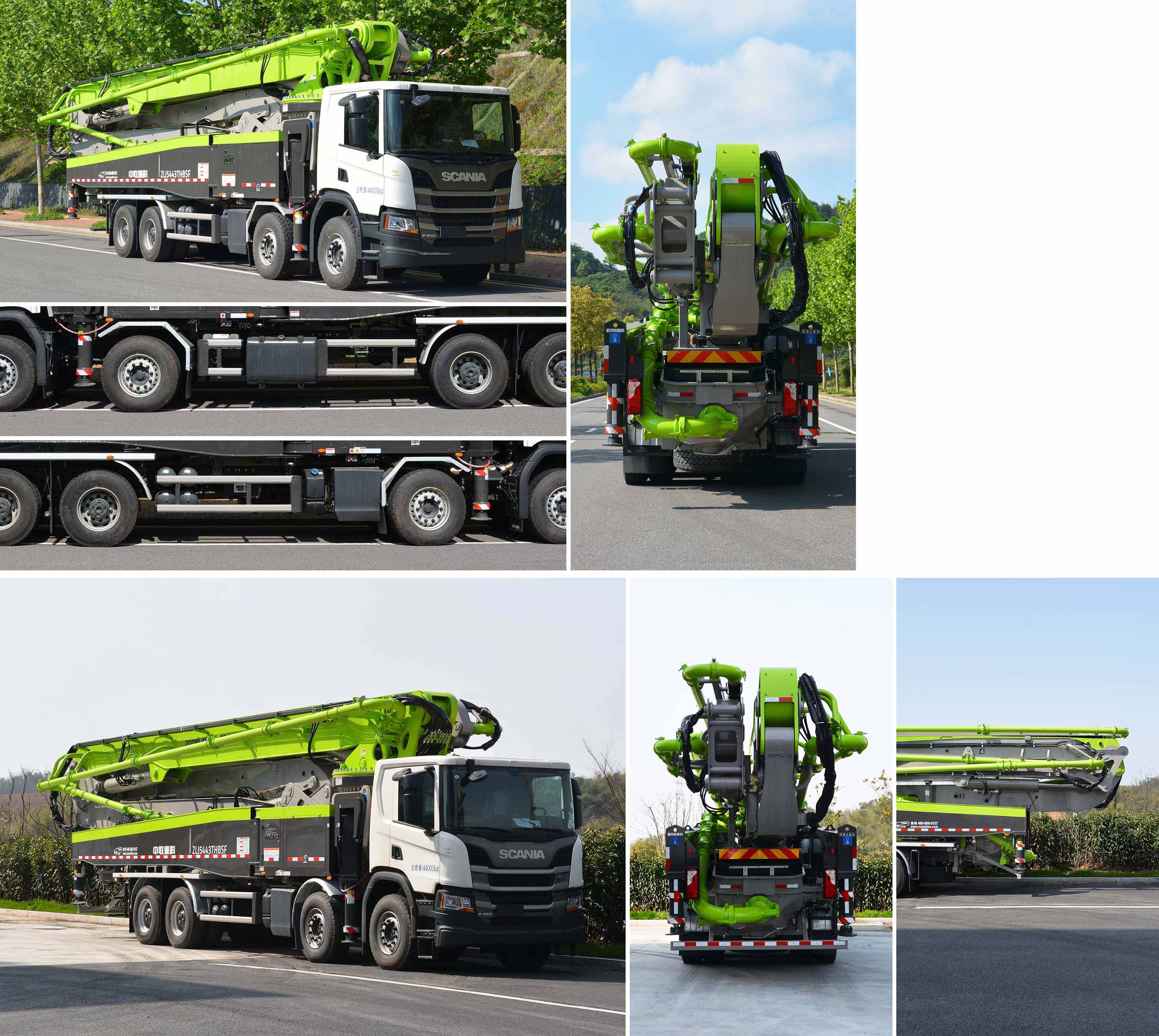 中聯(lián)牌ZLJ5443THBSF混凝土泵車公告圖片