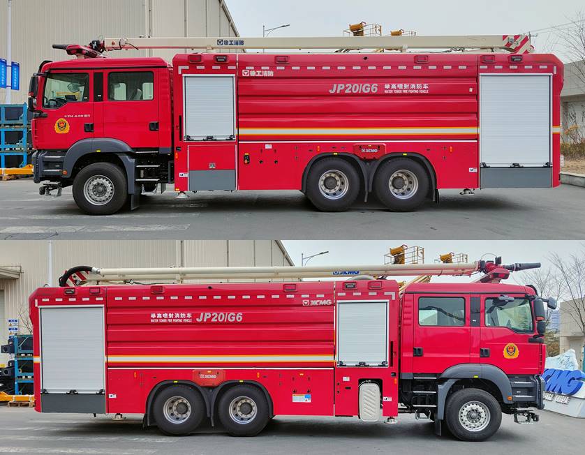 徐工牌XZJ5334JXFJP20/G6舉高噴射消防車公告圖片