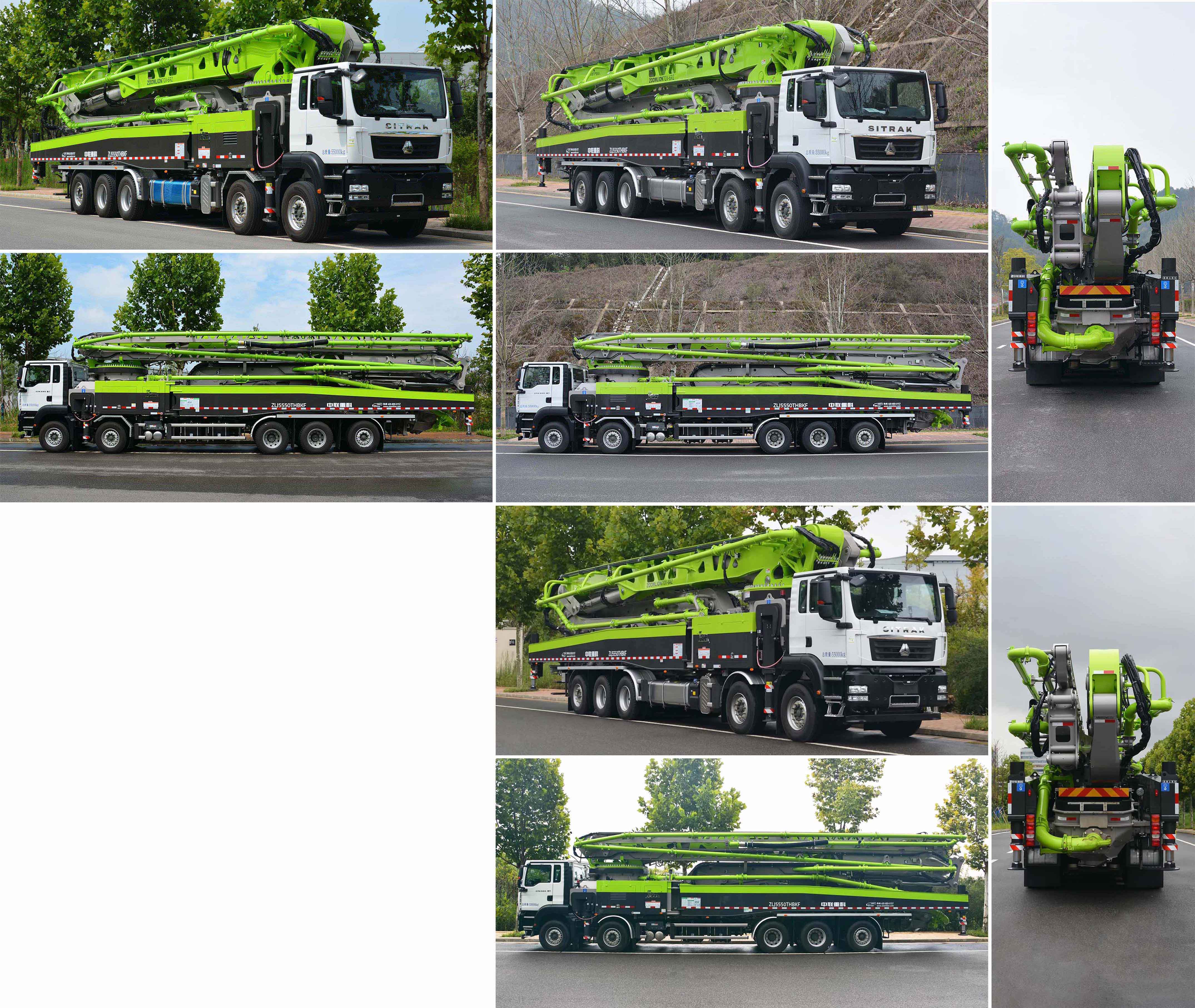 中聯(lián)牌ZLJ5550THBKF混凝土泵車公告圖片