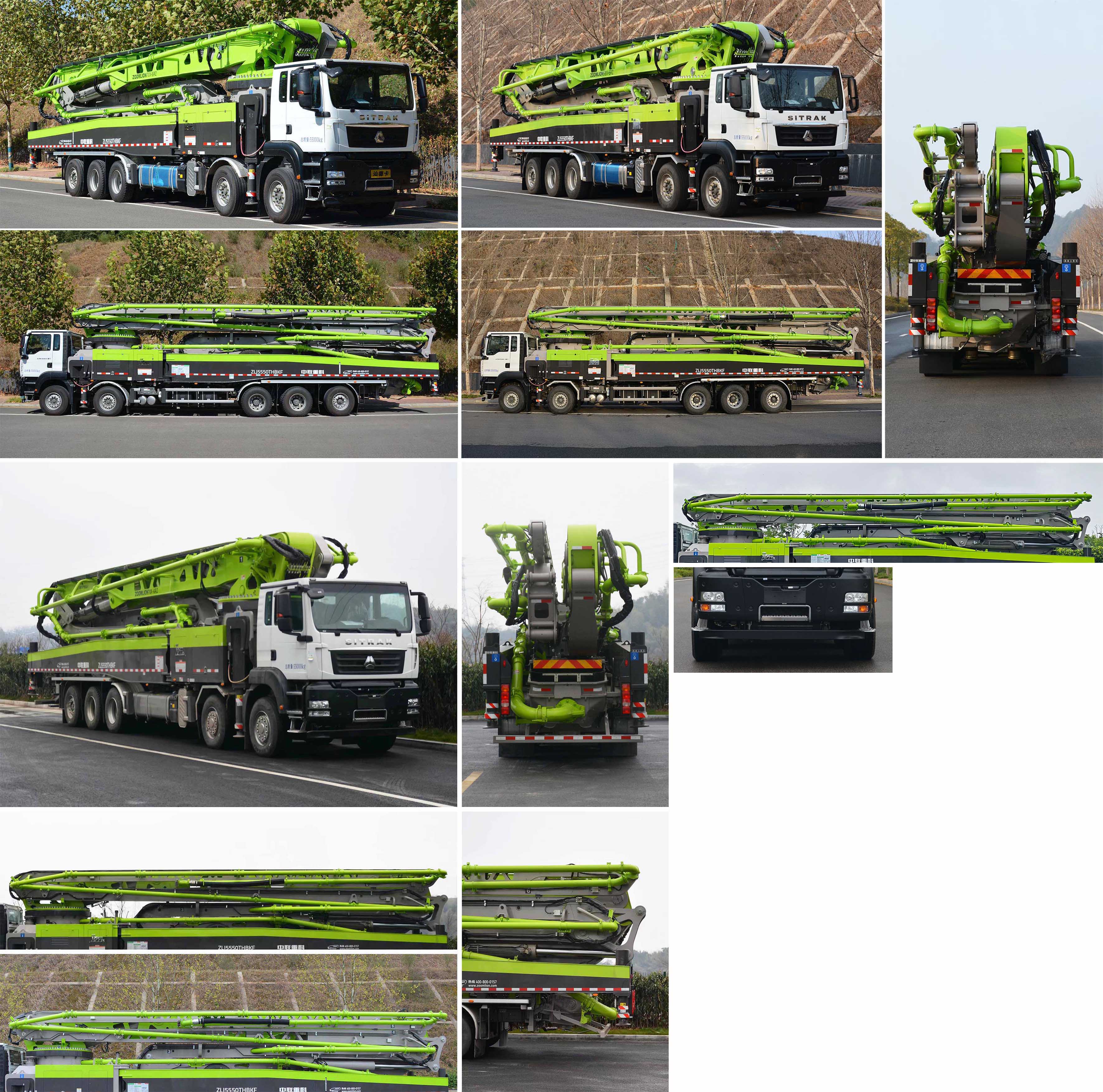 中聯(lián)牌ZLJ5550THBKF混凝土泵車公告圖片