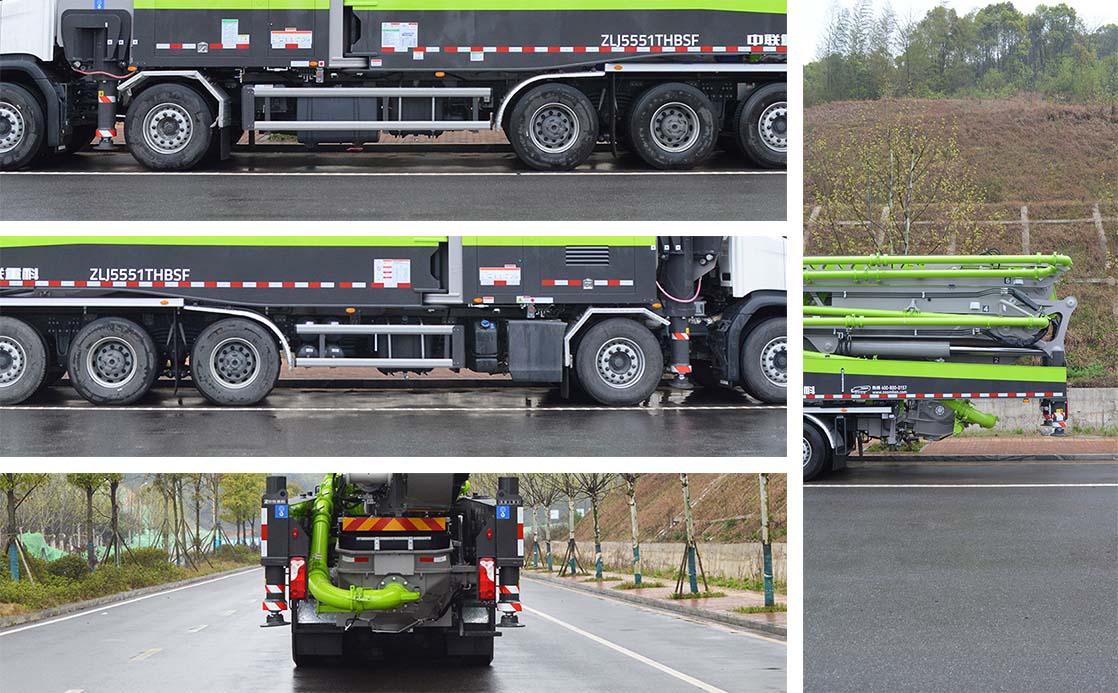 中聯(lián)牌ZLJ5551THBSF混凝土泵車公告圖片