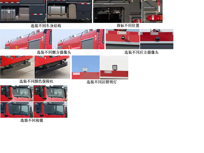 中聯(lián)牌ZLF5341GXFSG180水罐消防車公告圖片