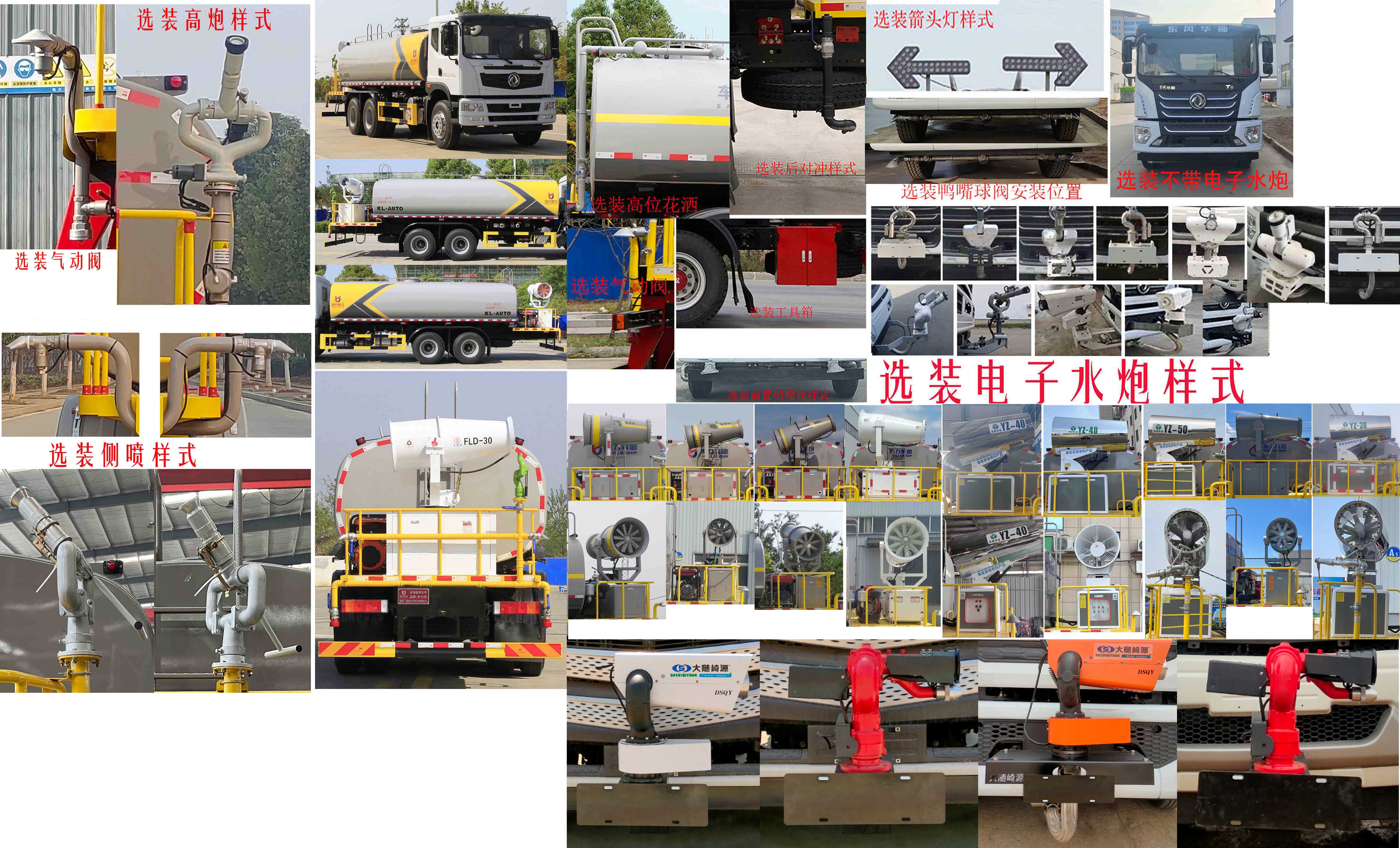 凱力風(fēng)牌KLF5251TDYE6多功能抑塵車公告圖片