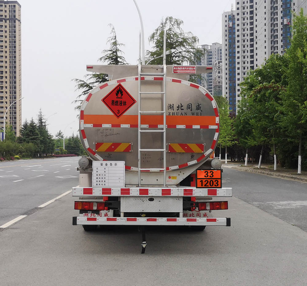 專威牌HTW5321GYYLZK6Q鋁合金運油車公告圖片