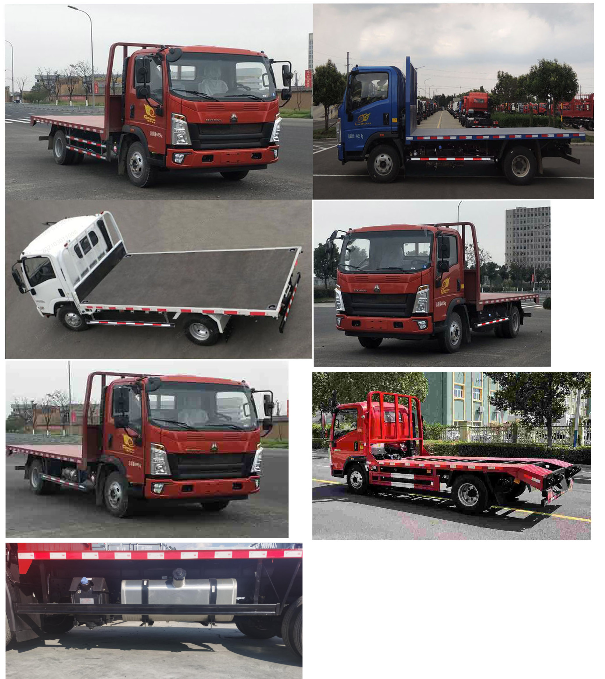 豪沃牌ZZ5047TPBH3315F145平板運輸車公告圖片