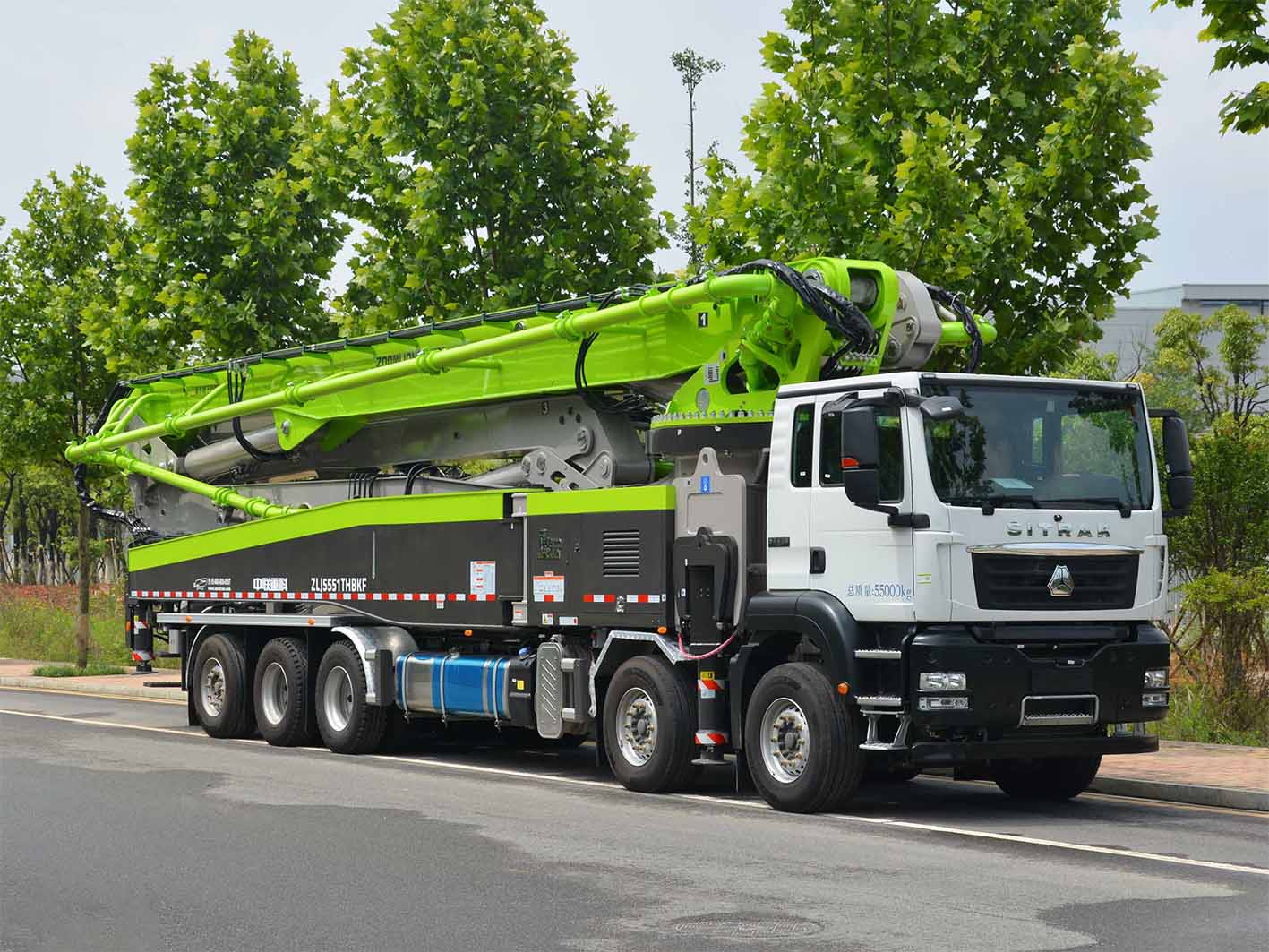 ZLJ5551THBKF型混凝土泵車圖片