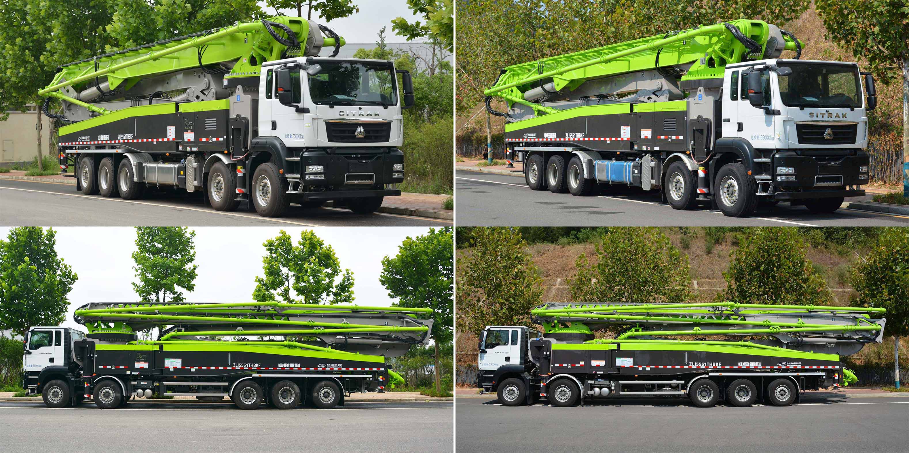 中聯(lián)牌ZLJ5551THBKF混凝土泵車公告圖片