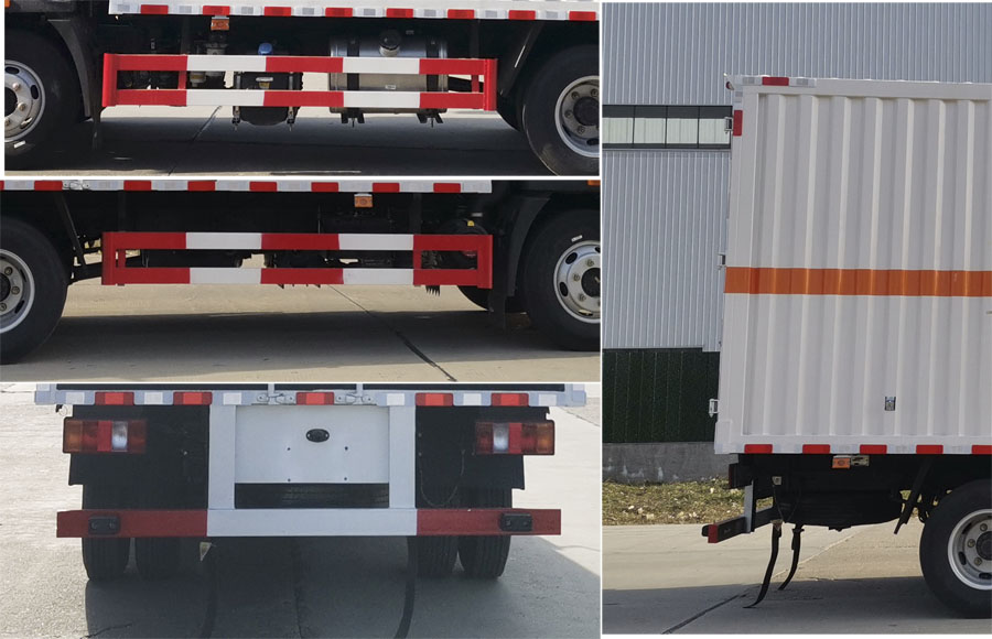 大力牌DLQ5042XFWZZ6腐蝕性物品廂式運輸車公告圖片