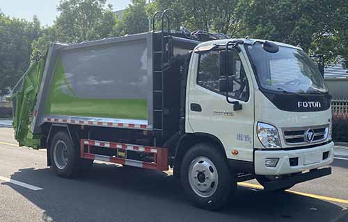 龍星匯牌HLV5124ZYSB6壓縮式垃圾車公告圖片