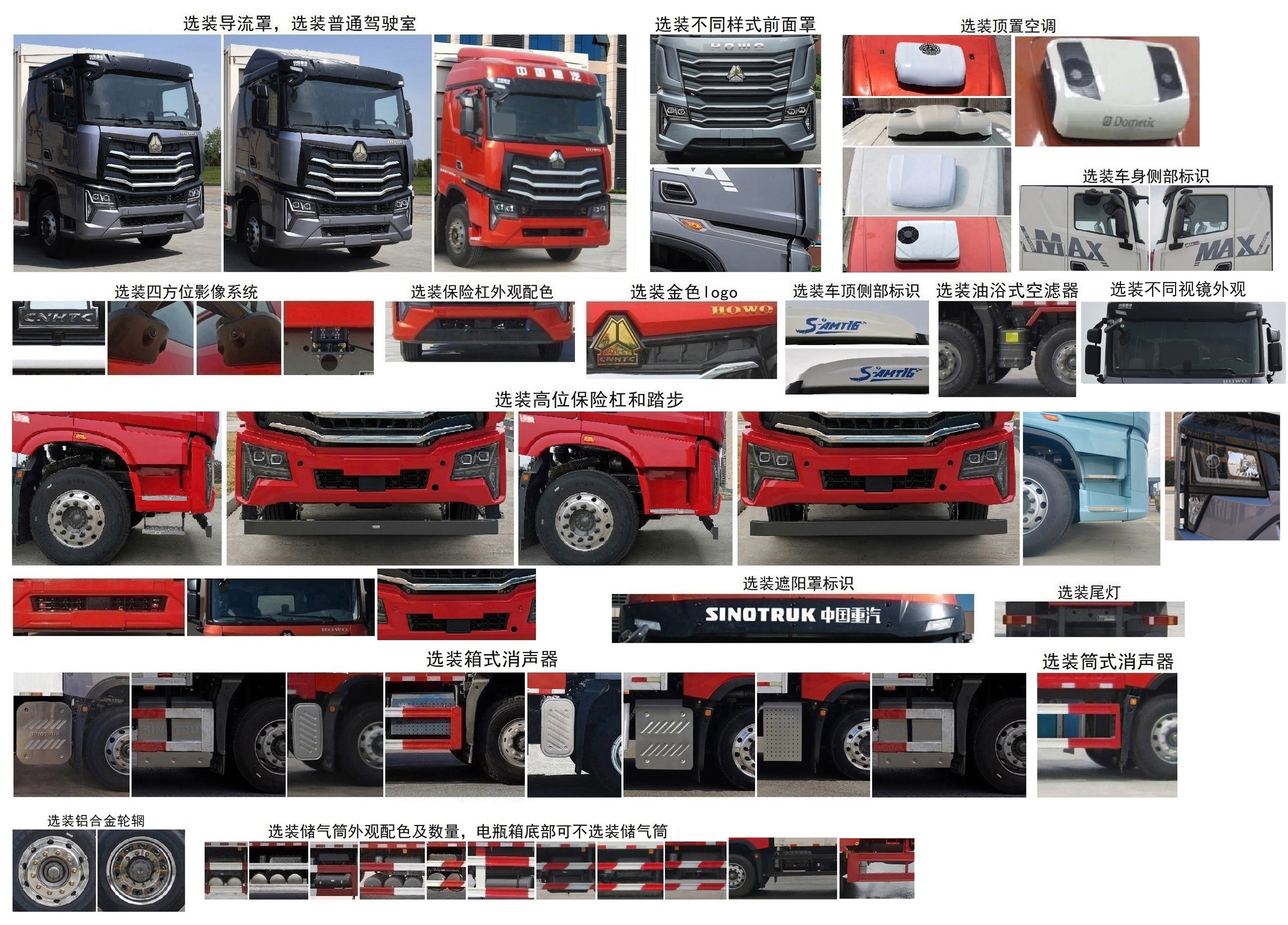 豪沃牌ZZ5187XYKN711KF1翼開啟廂式車公告圖片